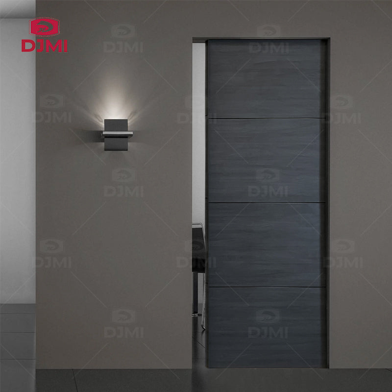 Factory Direct High Quality Modern Smart Interior Sliding Wooden Pocket Door Sliding for Bathrooms