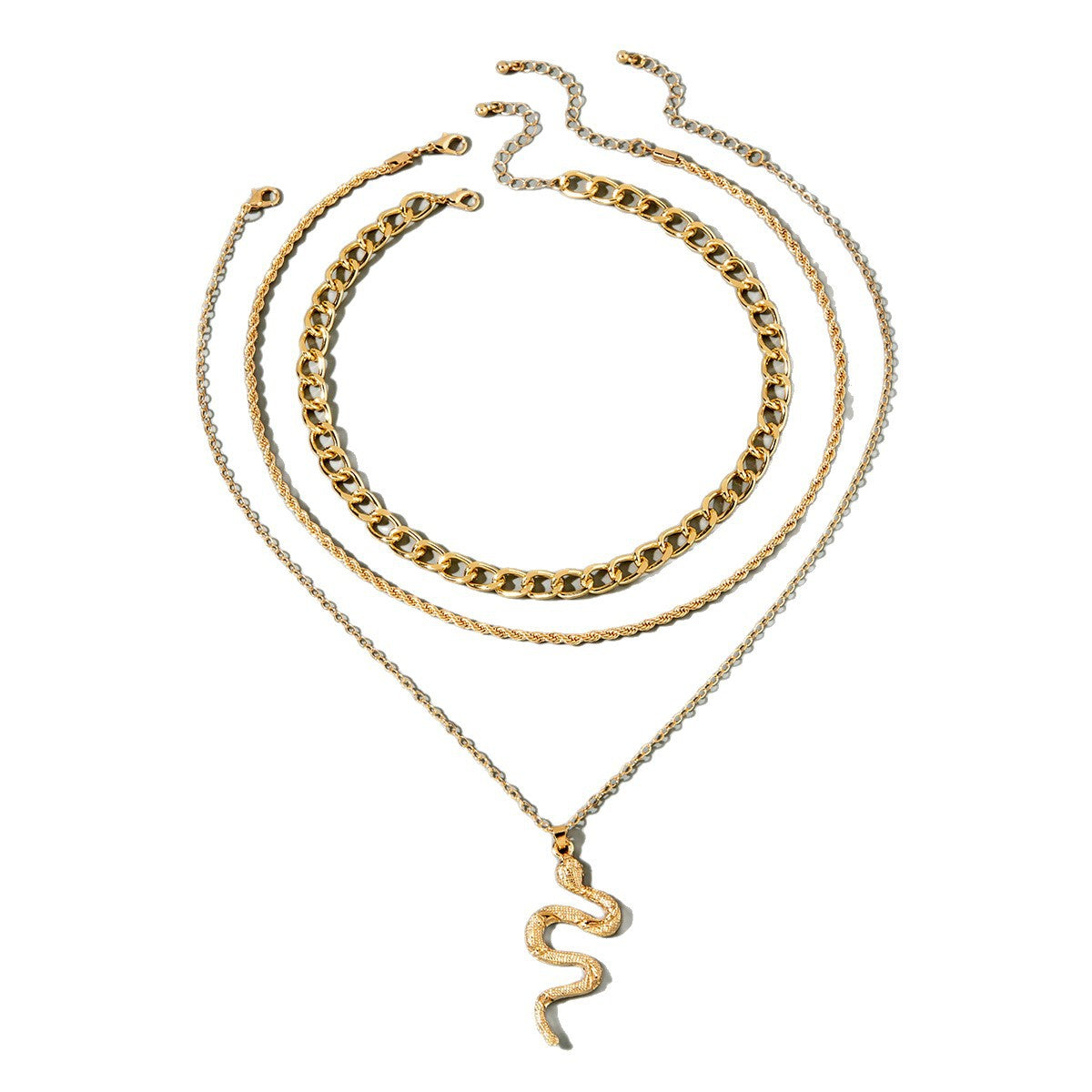 European and American Jewelry Retro Portrait Coin Pendant Exaggerated Necklace  Minimalist Style Multi-layered Wear Y Type Necklace