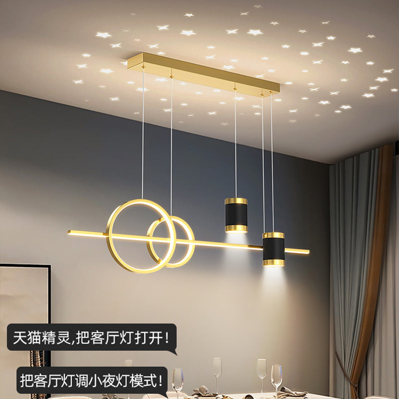 Living Room Pendant Light Modern Minimalist Lighting Internet Celebrity Light Luxury Nordic Lamp Creative Starry Sky Bedroom Bar Counter Dining Room Pendant Light