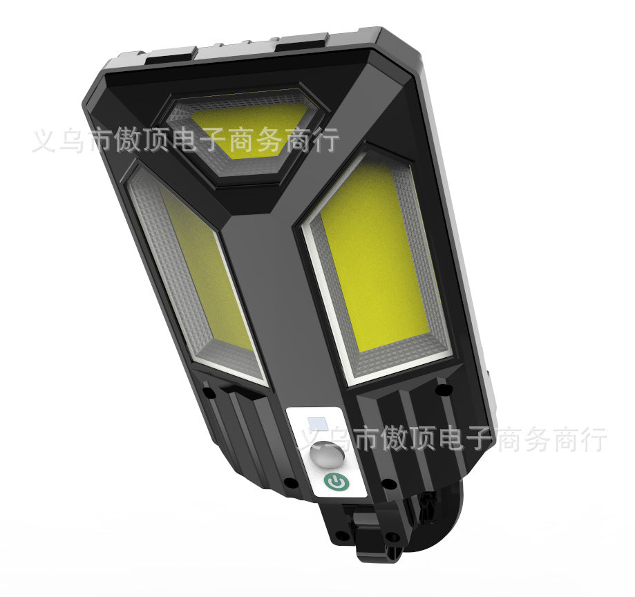 New Solar Light Human Body Sensing Street Light Outdoor Garden Light with Remote Control Garden Light LED Wall Lamp