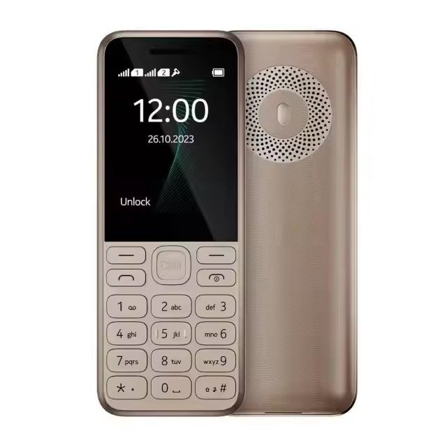 Hot Sale130Elderly Phone 2023Dual SIM Non-Smartphone2G Elderly Straight Button Phone
