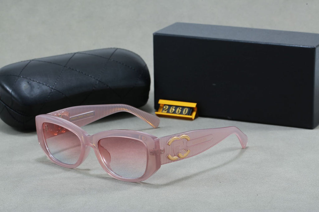 Classic style logo Double C Sunglasses for Women, Internet Celebrity, Xiaohongshu Hot Item, Sunglasses for Men, Acetate, Live Streaming Hot Item2660