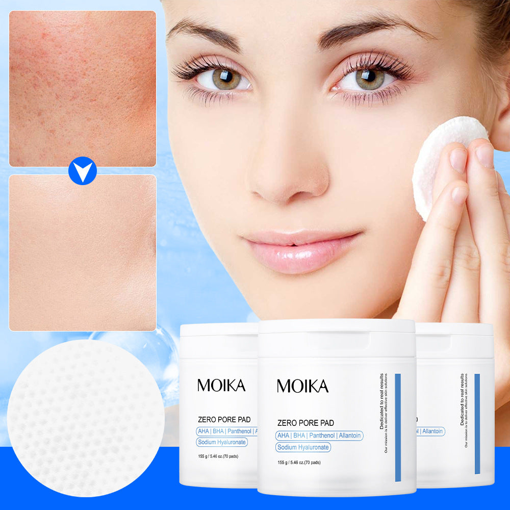 Custom Trade Ethanol Acid Cotton Pads Vitamin Exfoliating Facial Cleansing Bio Pads Individually Packaged