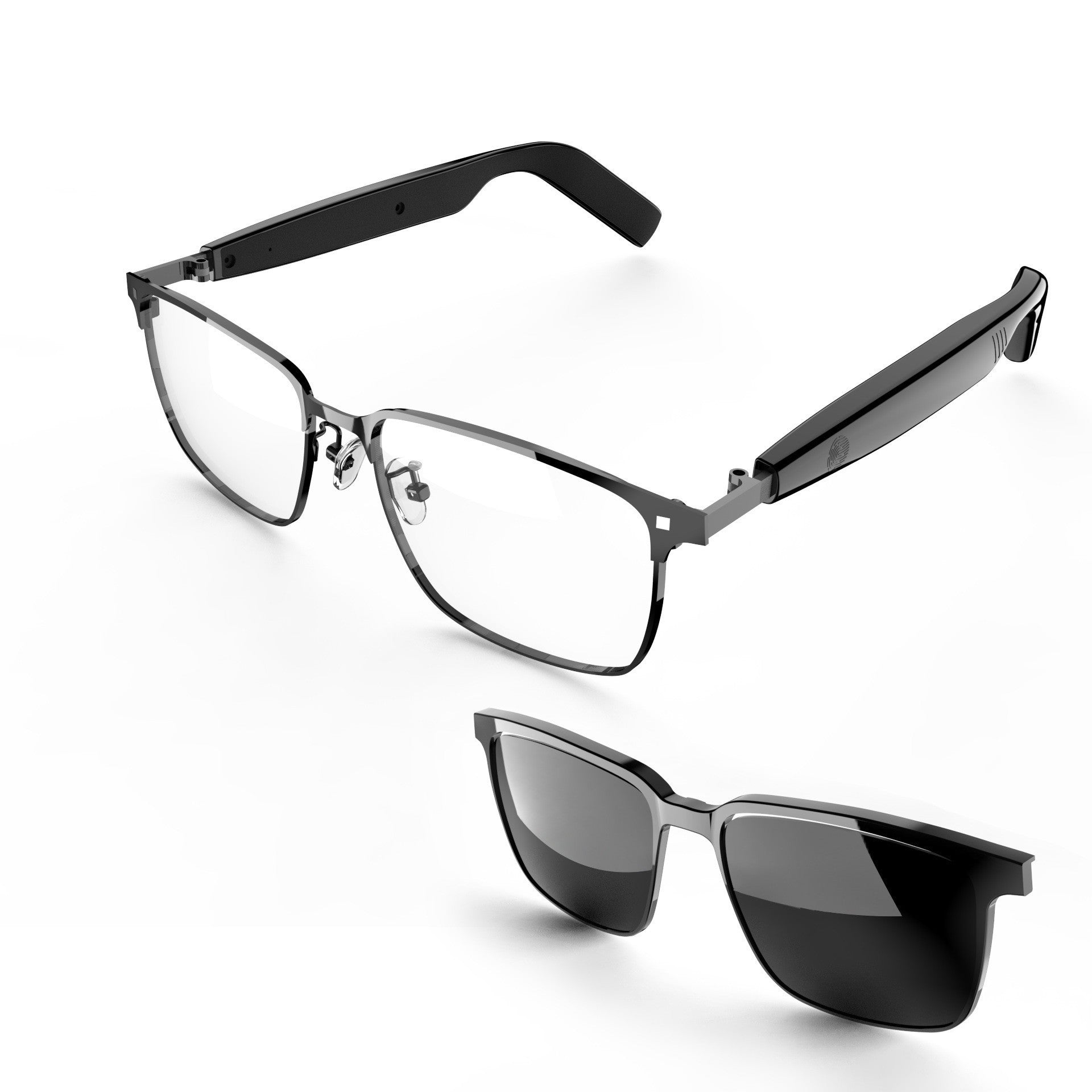 AI Bluetooth Smart Glasses Anti-Blue Light Translation in Hundreds of Languages Make Calls Listen to Music Wholesale