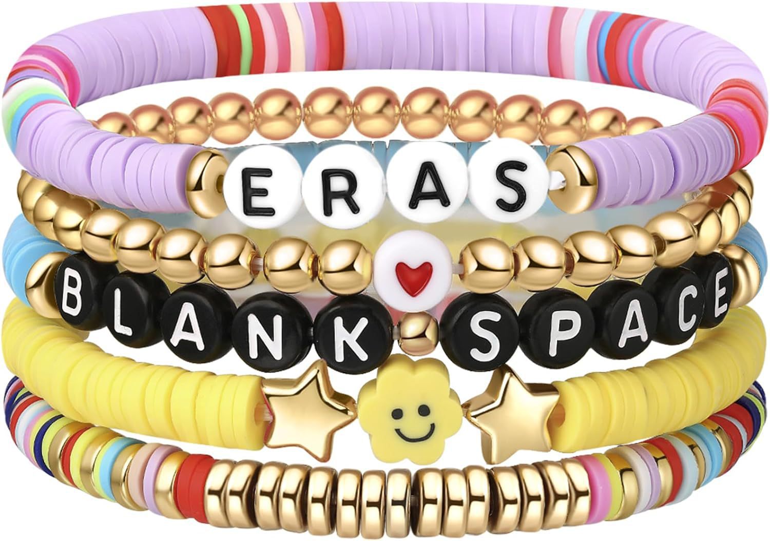 Taylor Music Jewelry Bracelet for Women Versatile High-End Bohemian Accessories SWIFTIE Alphabet Soft Clay Bracelet