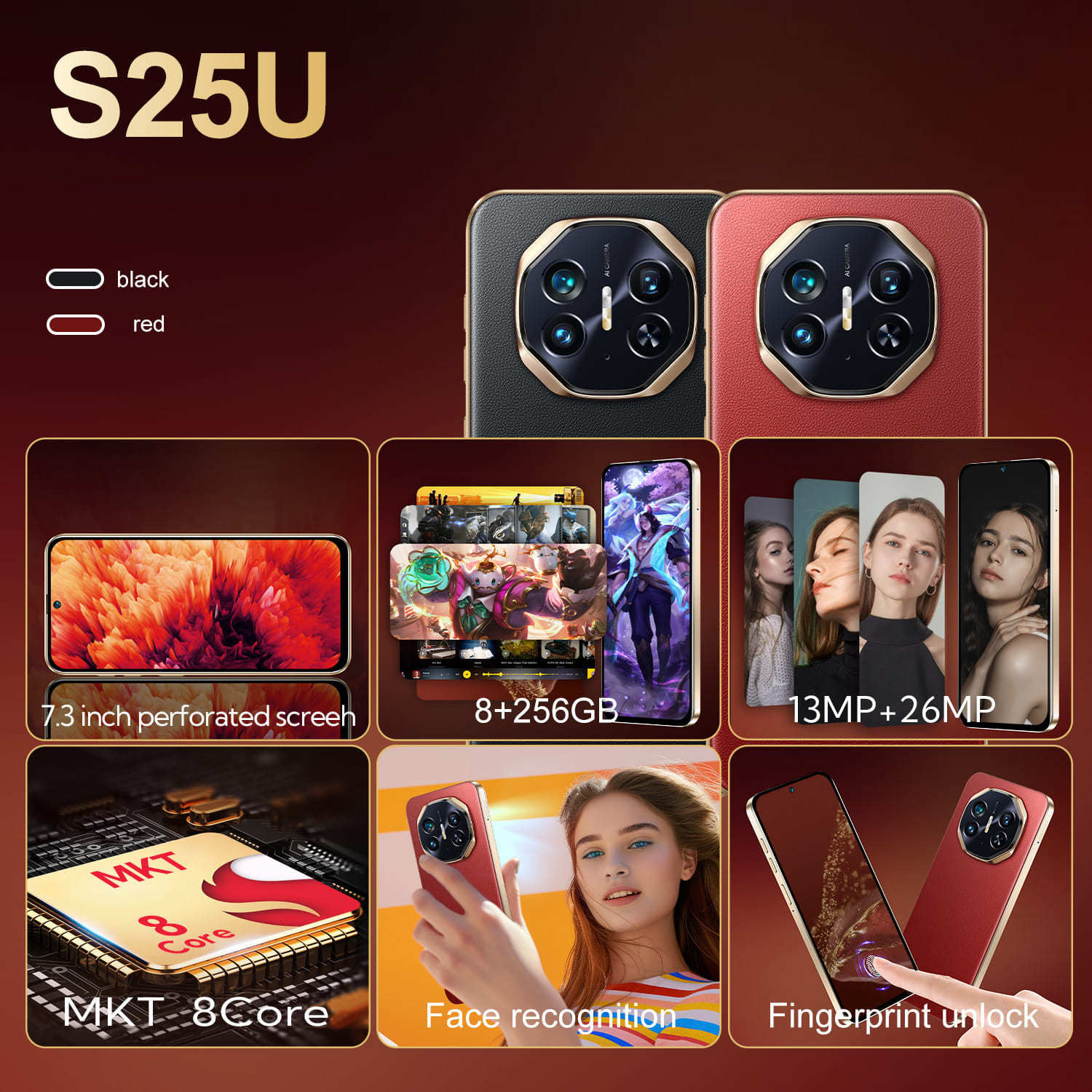 2025Hot Sale S25U Android Smartphone16+1T Factory Direct Sales of Mobile Phones