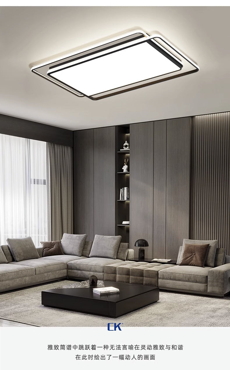 Living Room Lamp Main Lamp Ultra-Thin High-End Zhongshan Lighting Modern Simple Elegant Full Spectrum Eye Protection Bedroom Ceiling Lamp