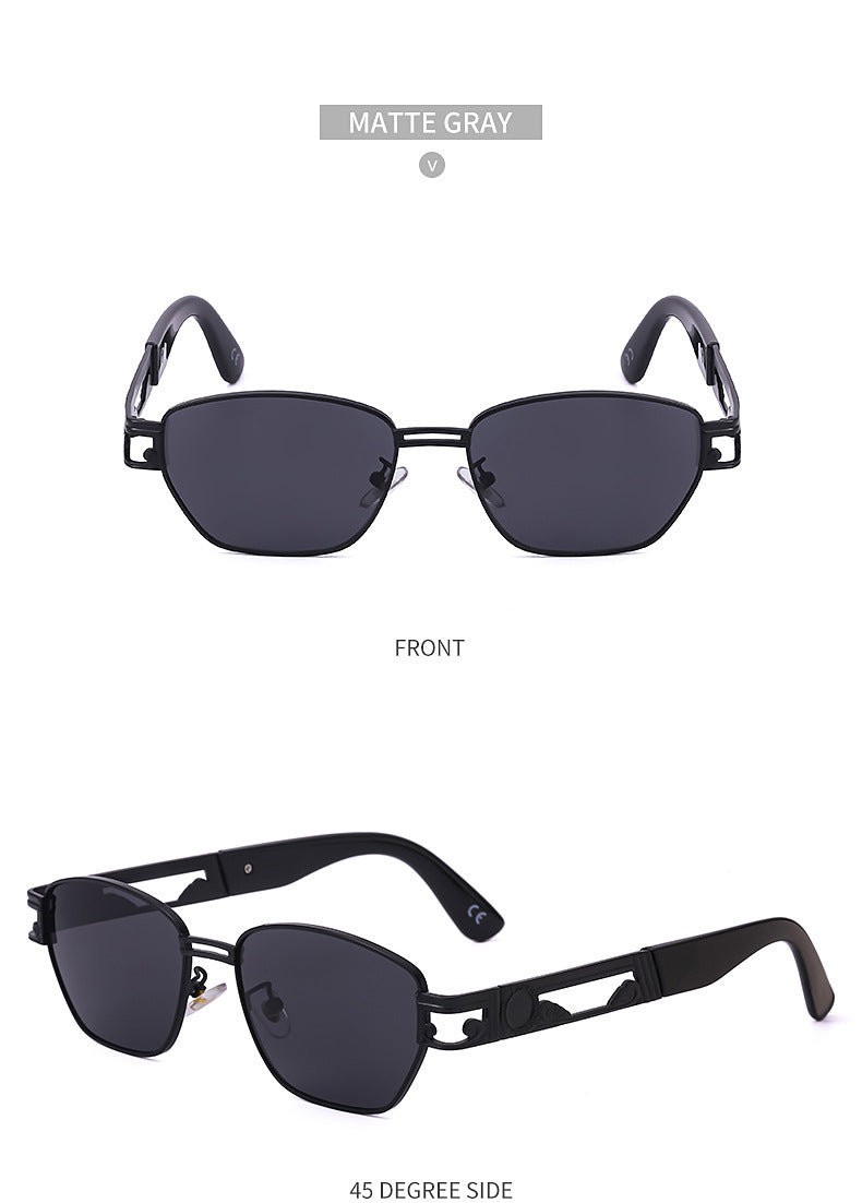2025Steampunk Sunglasses New Men's Trendy Fashion Retro Small Square Frame Sunglasses Men sunglasses