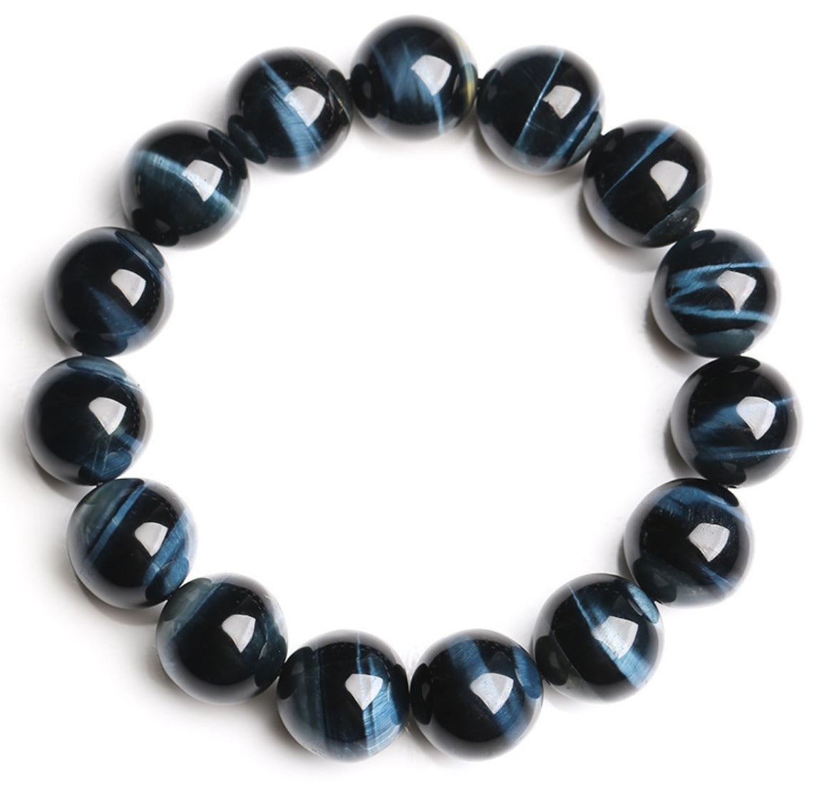 108Pink Quartz Bracelet Lotus Lucky Tree Pendant Labradorite Braided Bracelet Agate Tiger Eye Elastic Bracelet