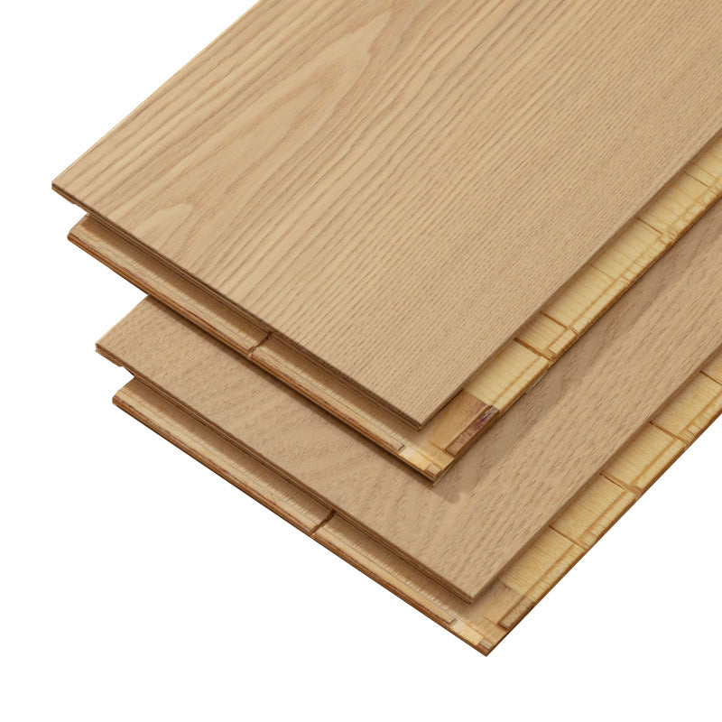 Source Factory European White Oak Pure Three-Layer Solid Wood Flooring for Underfloor Heating Modern Style Villa Home Use ENF Environmental Protection