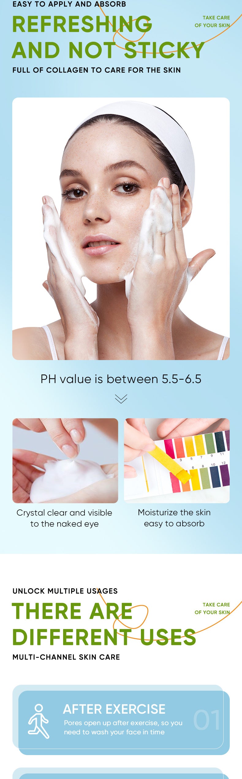 Full English Aloe Vera Skincare Set SADOER Cleansing, hydrating, moisturizing, and nourishing  foreign trade manufacturer wholesale