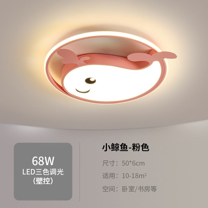 Children's Room Bedroom Lamp Boys Girls Pink Creative Cartoon Ceiling Lamp Cozy Romantic Room Lamp Master Bedroom Lamp