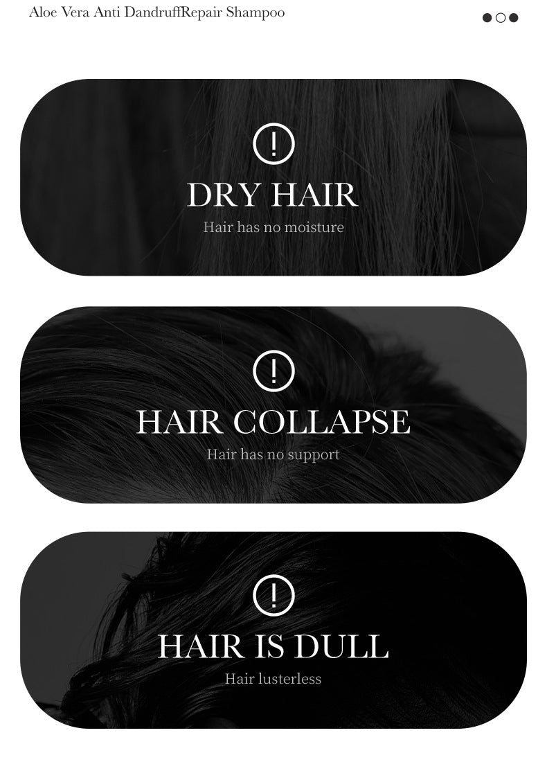 Aloe Vera Shampoo500ml SADOER Hydrating, cleansing, refreshing conditioner  foreign trade wholesale