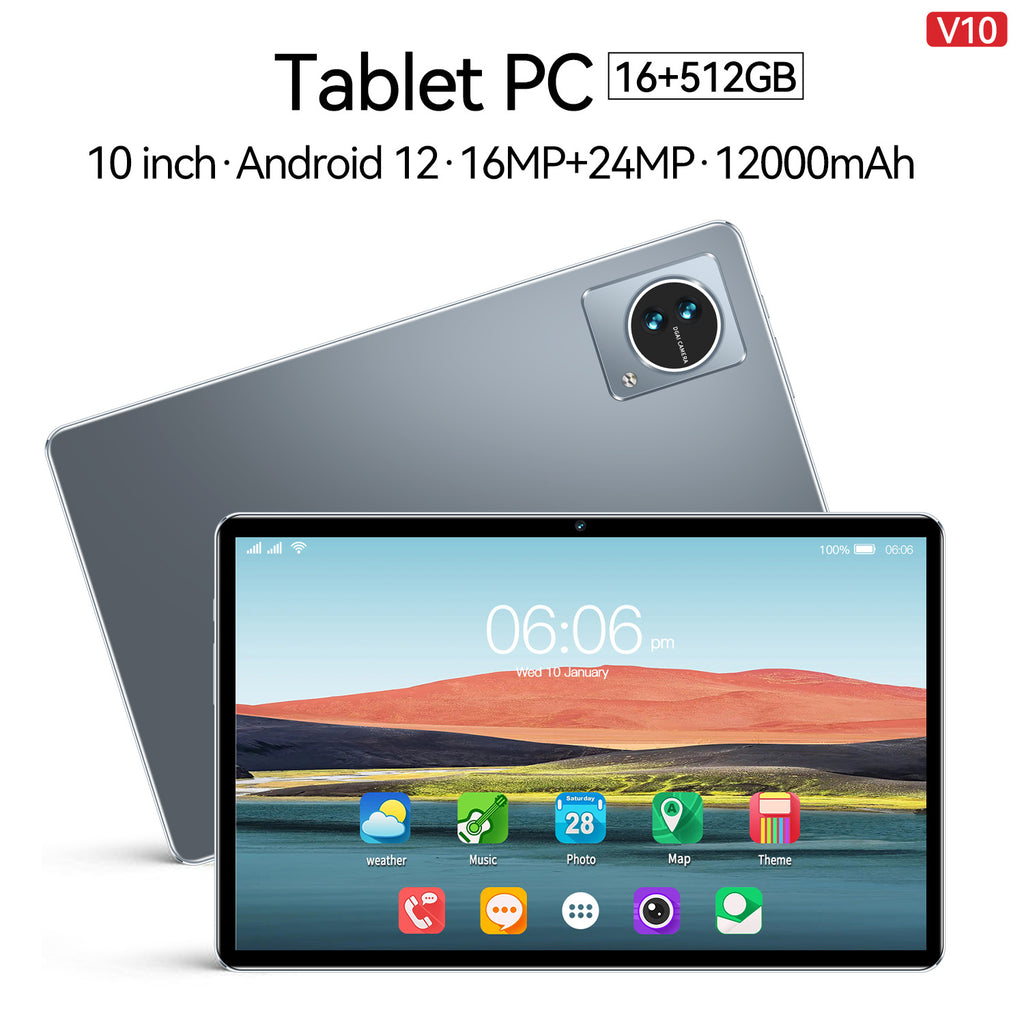 New V10 Smart Tablet PC10Inch High-Definition Large Screen Shopee E-commerce