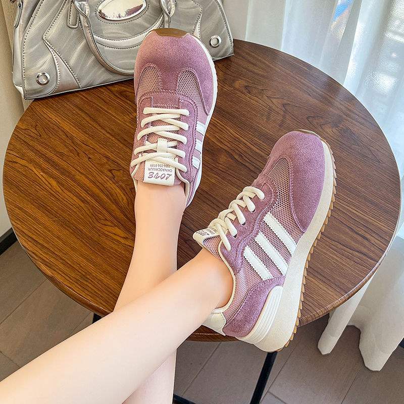 Exported Italian Original Clearance Mesh Forrest Gump Shoes for Women Summer New Casual Sports Shoes Lightweight Flat