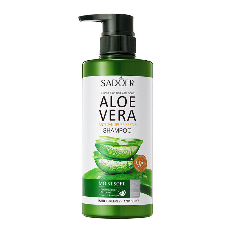 Aloe Vera Shampoo500ml SADOER Hydrating, cleansing, refreshing conditioner  foreign trade wholesale