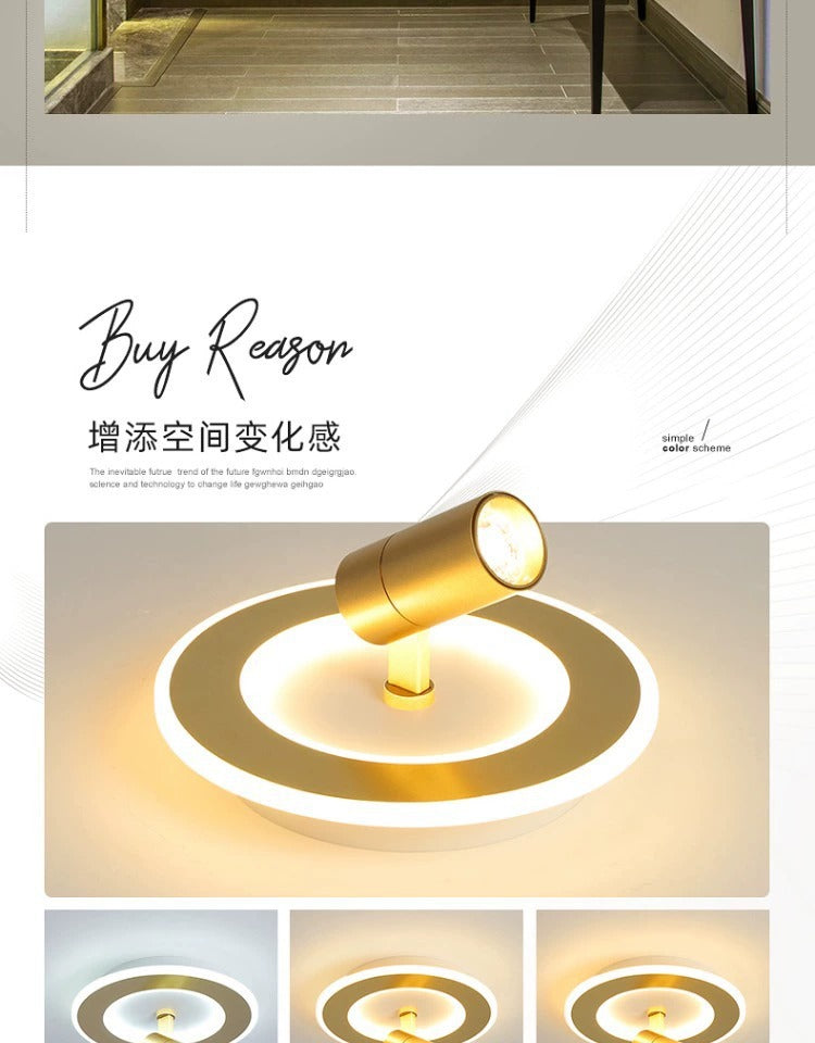 Aisle Light Corridor Light Luxury Balcony led Lamp Creative Background Wall Spotlight Simple Modern Cloakroom Ceiling Lamp