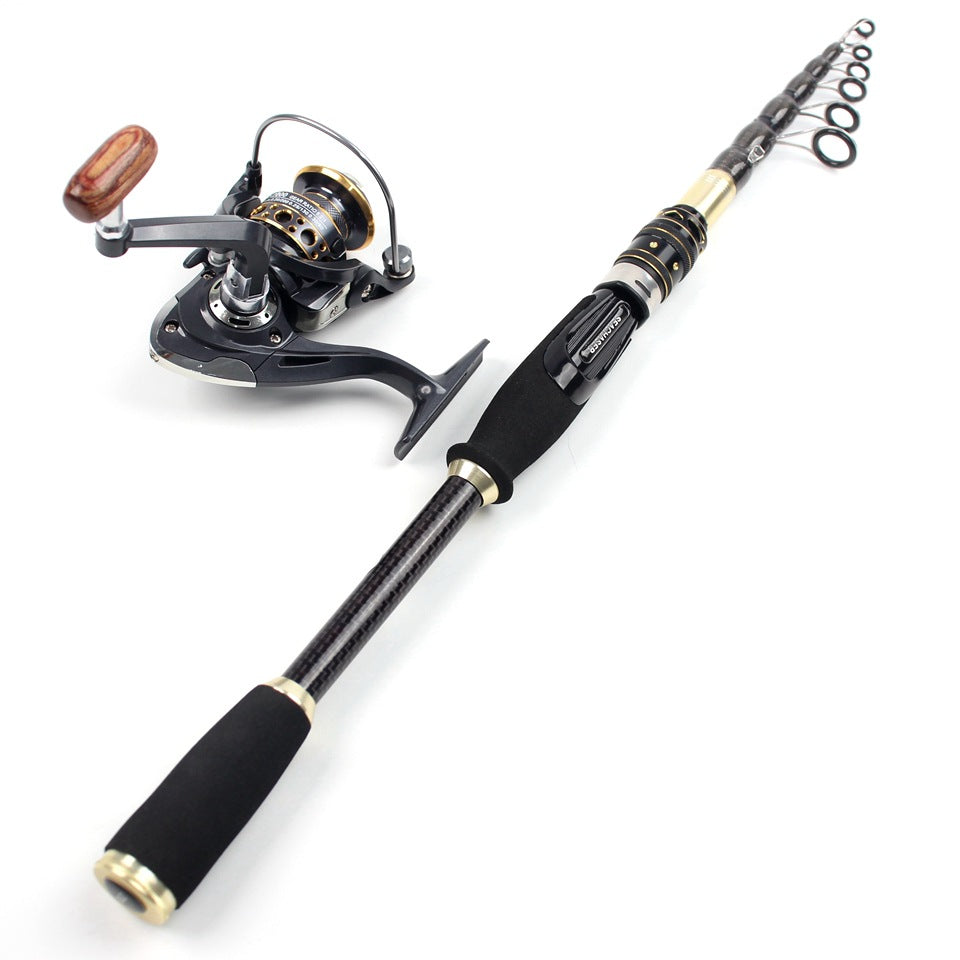 Carbon Fiber Sea Fishing Rod 2.1Hard Fishing Rod Super lightweight High Strength Travel Portable Fishing
