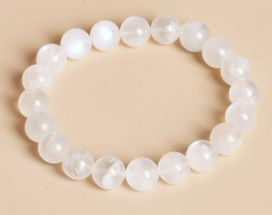 Popular Natural Stone White Pine Gold Flakes Bracelet Bracelet Unisex Bracelet Manufacturer Direct Sale