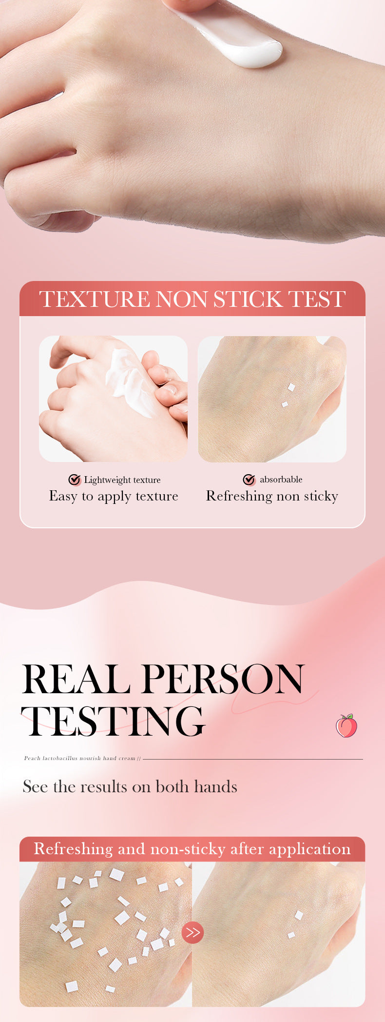 桃子乳酸杆菌护手霜 SADOER 秋冬季滋养防干裂护手霜 跨境外贸批发