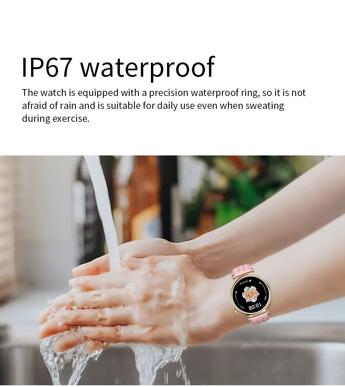 Z01 Mini Smart Watch Bluetooth Call True Heart Rate Step Sleep Monitoring Exquisite Ladies Outdoor Sports