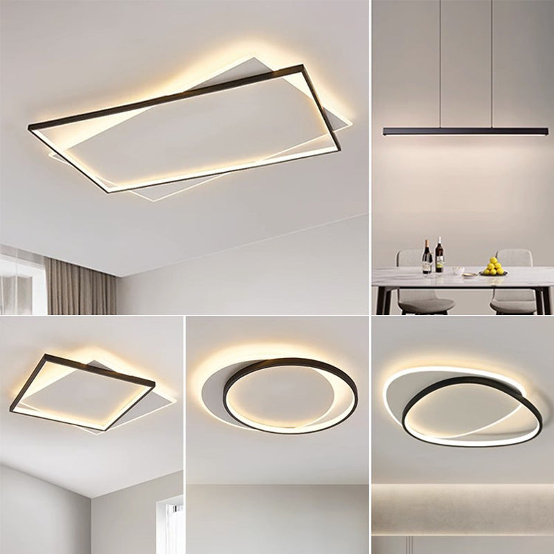 Lamp in the living room led Ceiling Light Modern Simple Elegant Main Light Three Rooms Two Halls Package Combination Lighting Zhongshan Lighting