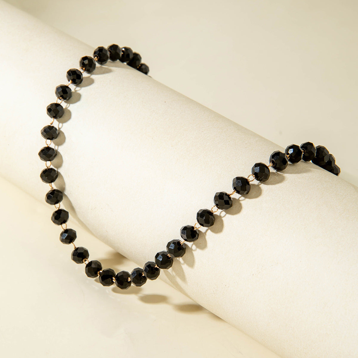 European and American Fashion Sense y Women's Tassel Necklace Creative Personality Double Layer Cross Pendant Collarbone Chain Necklace