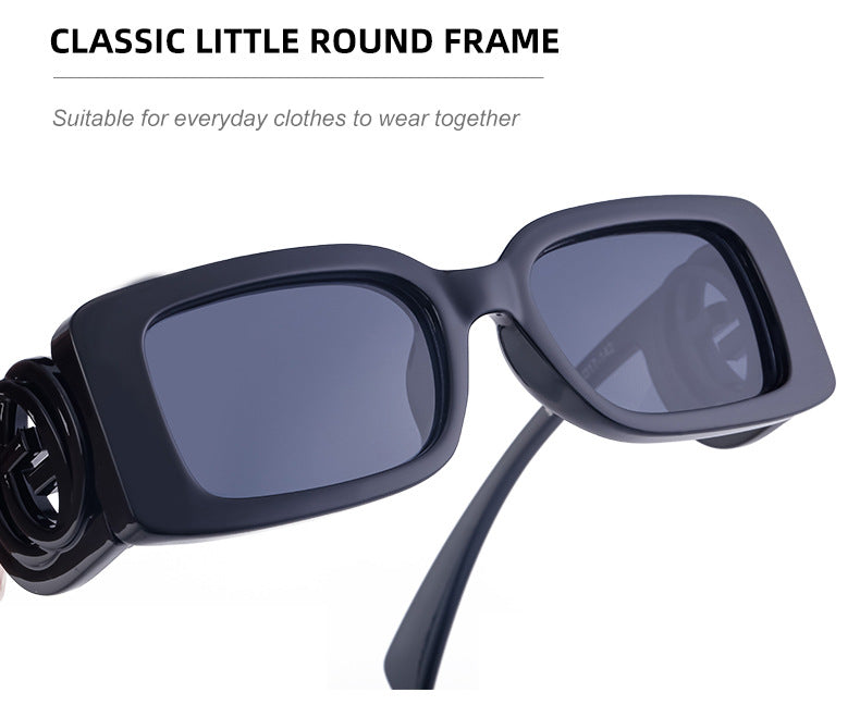 New Fashion Square Frame Sunglasses for Women, Unique Small Frame Sunglasses for Men, Wholesale Glasses sunglasses