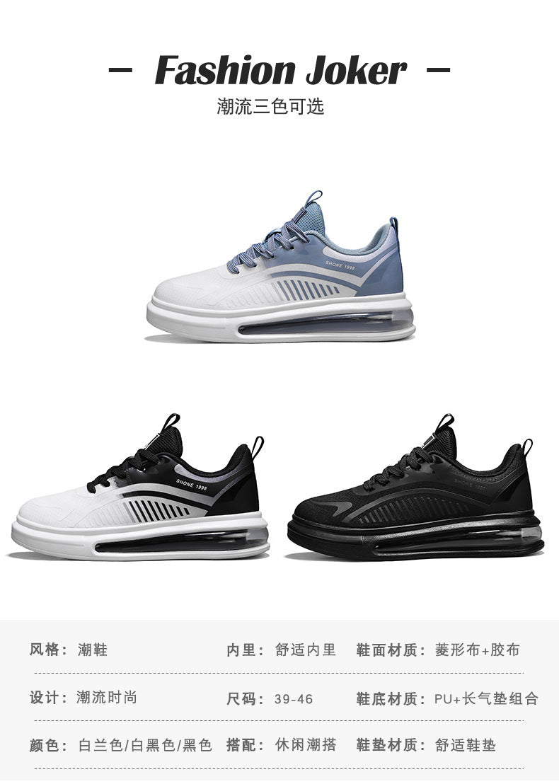 plus Size2025Spring New Comfortable Sports Shoes Casual Running Shoes Cushioned Lightweight Breathable Shock Absorption Trendy Shoes