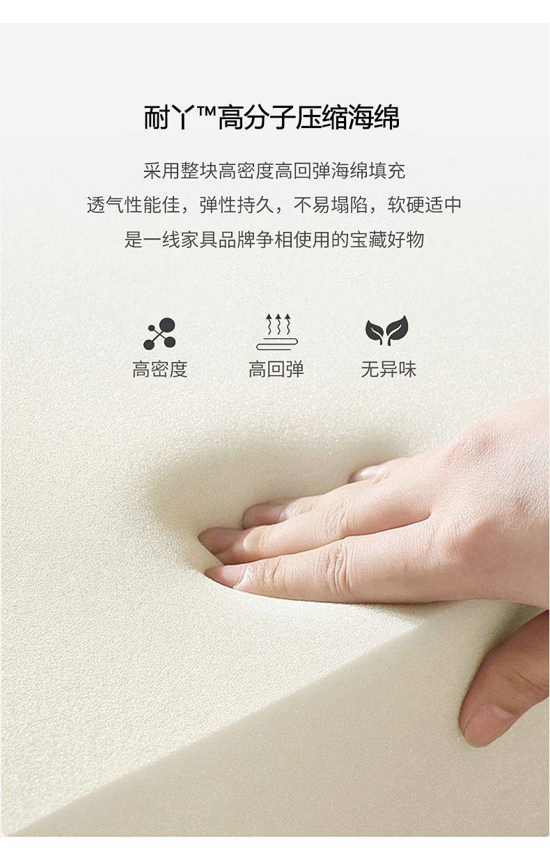 Vacuum Compression Modern Minimalist Tofu Block Sofa Small Apartment Living Room Retro Straight Row Roll Pack Square Fabric Sofa