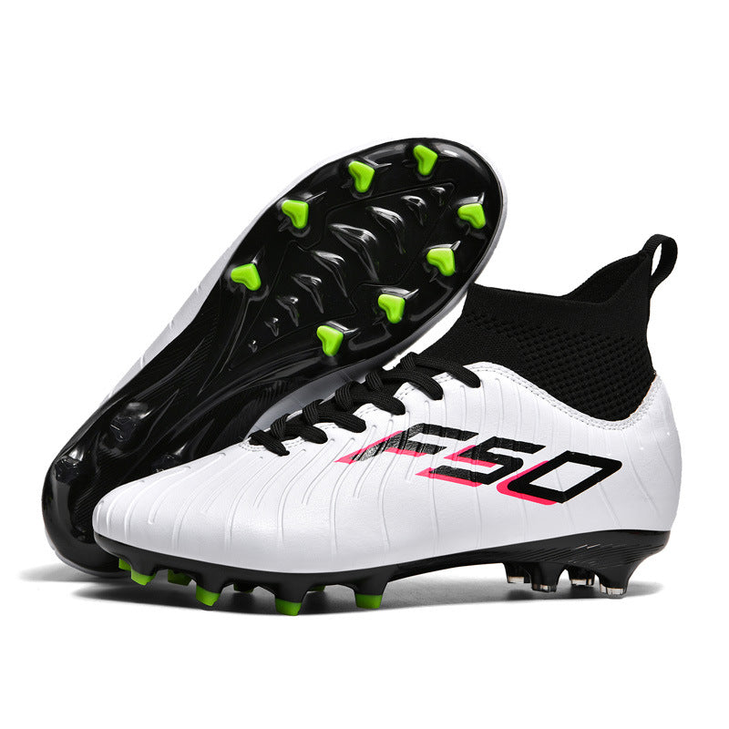 Manufacturer's New Football Shoes with Broken Nails for Men TF Long Spike Football Training Shoes Rubber Short Spike Large Size Student Football Shoes
