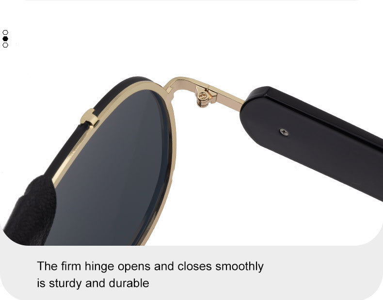 2025New Style Toad Glasses Men's European and American retro Sunglasses Pilot Sunglasses Men's Sunscreen Driving Glasses