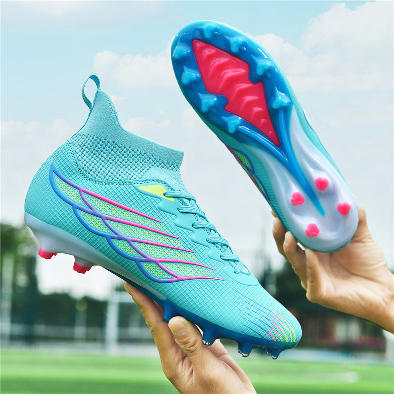 Football Shoes Long Spikes New Xiyin Grass Artificial Turf Youth Student Competition Training Shoes