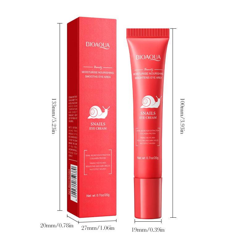 蜗牛保湿眼霜 BIOAOUA 跨境批发保湿眼霜