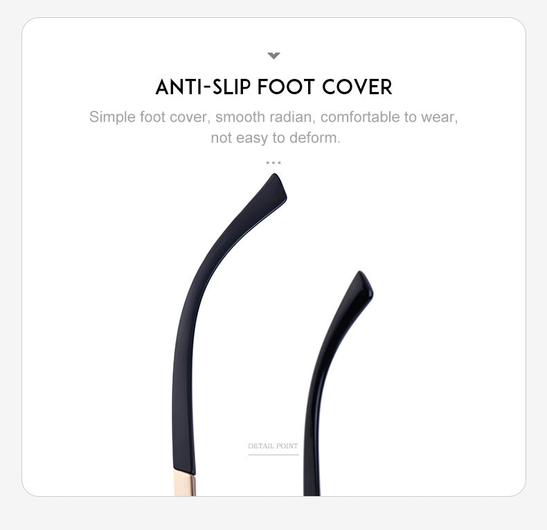 European and American Fashion Frameless Windproof Sunglasses for Women Trendy Large Frame Sunglasses Women's Glasses Wholesale sunglasses