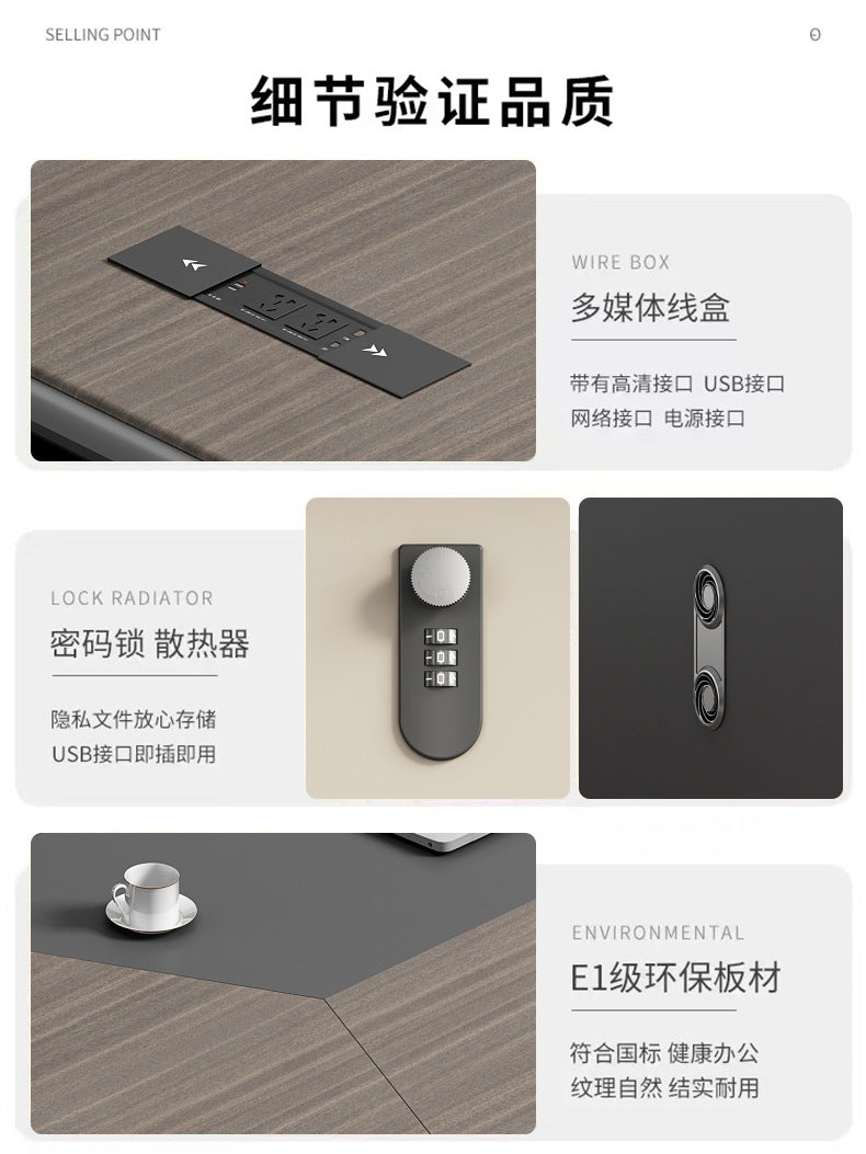 Painted Office Desk Executive Desk President Leader Chairman Boss Desk Office Manager Desk Office Desk and Chair Set