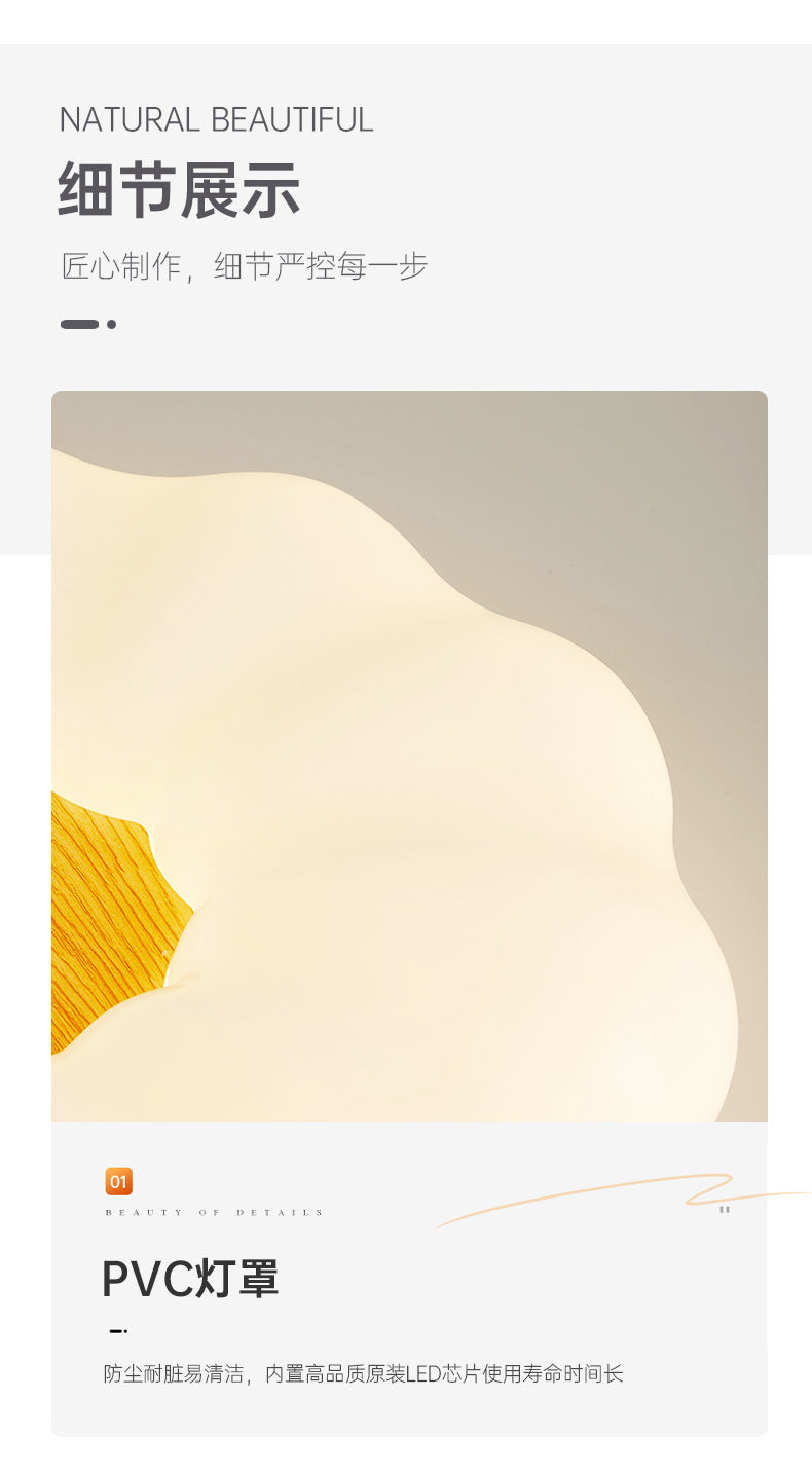 Creative2025New Year's New Warm Minimalist Cream Style Home Bedroom Ceiling Lamp Master Bedroom Lamp Simple Modern