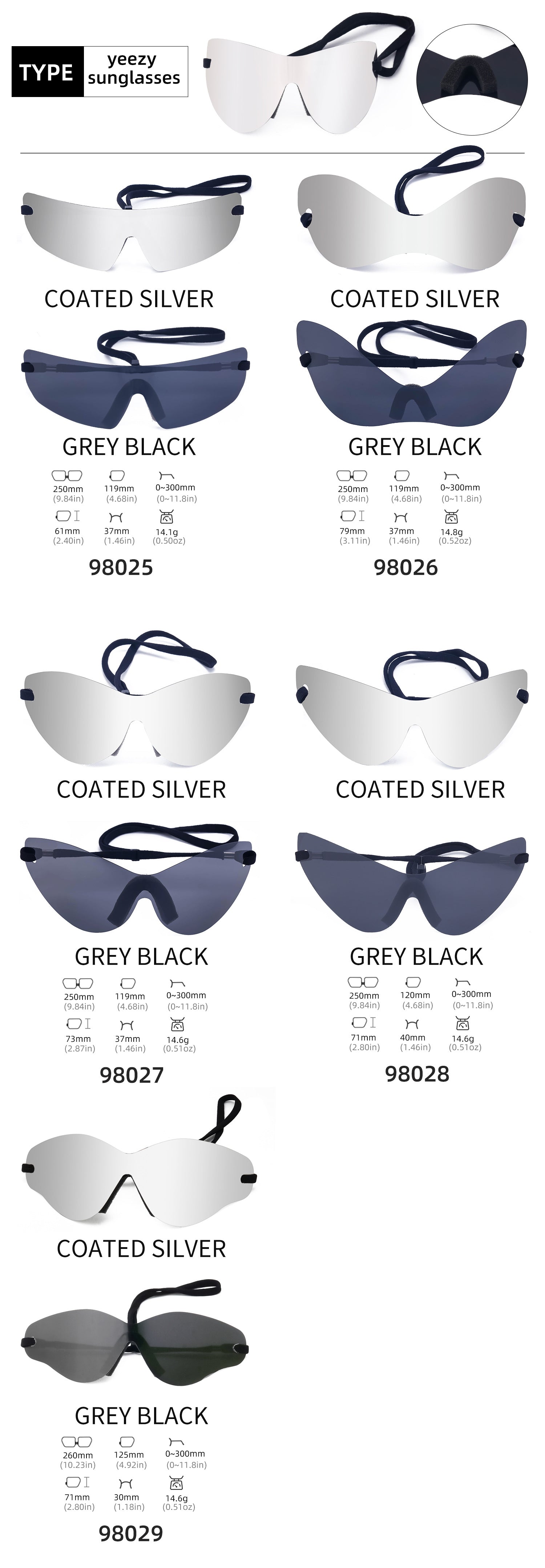 Big talker Y2K Sunglasses for Women, Sun Protection, Cycling, Sports, Windproof, Sunglasses, European and American Style, Frameless, One-piece Glasses, Men's Glasses