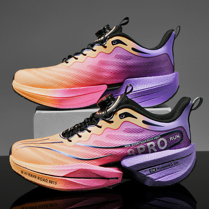 Red Rabbit8pro Hot-selling Parent-Child Breathable Running Shoes Professional Racing Anti-Slip Student Cushioning Rotating Button Sports Shoes