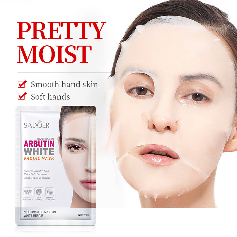 Full English Whitening Face Mask25g SADOER Niacinamide Arbutin Hydrating Moisturizing Tablets  Wholesale