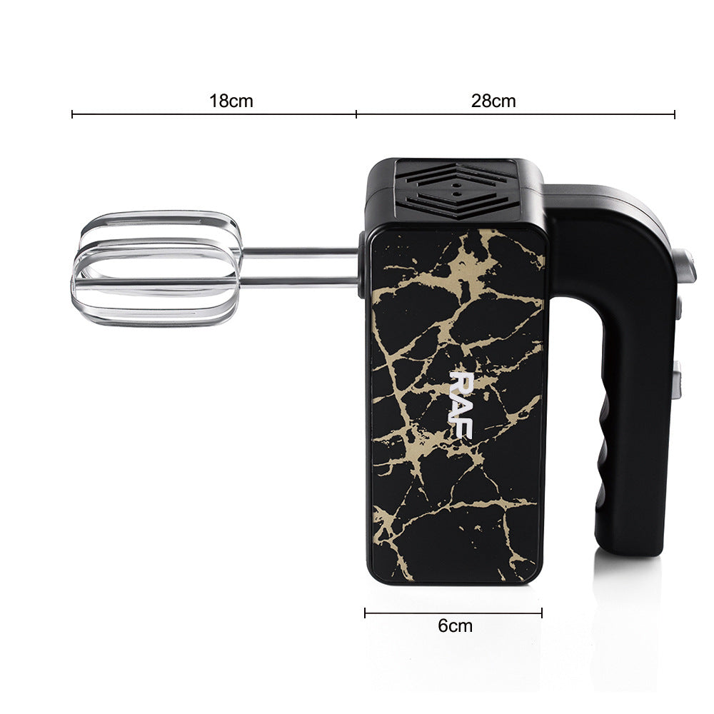 RAF European Standard Electric Egg Beater3Speed Regulation650w Easy-to-clean Baking Whisk Cream Mixer