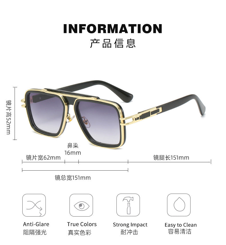 Tita Men and Women AliExpress dita Sunglasses Square Retro European and American Sunglasses95882