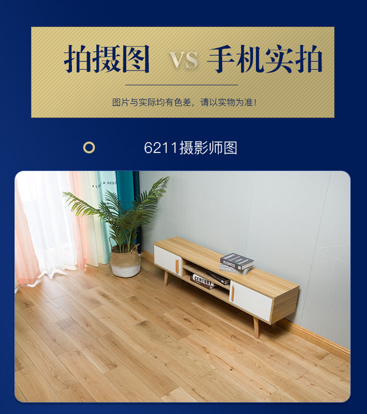 In-stock Solid Oak Flooring from Source Scar Modification Hand Scratch Pattern Original Wood Floor Solid Wood with Dragon Bone Design