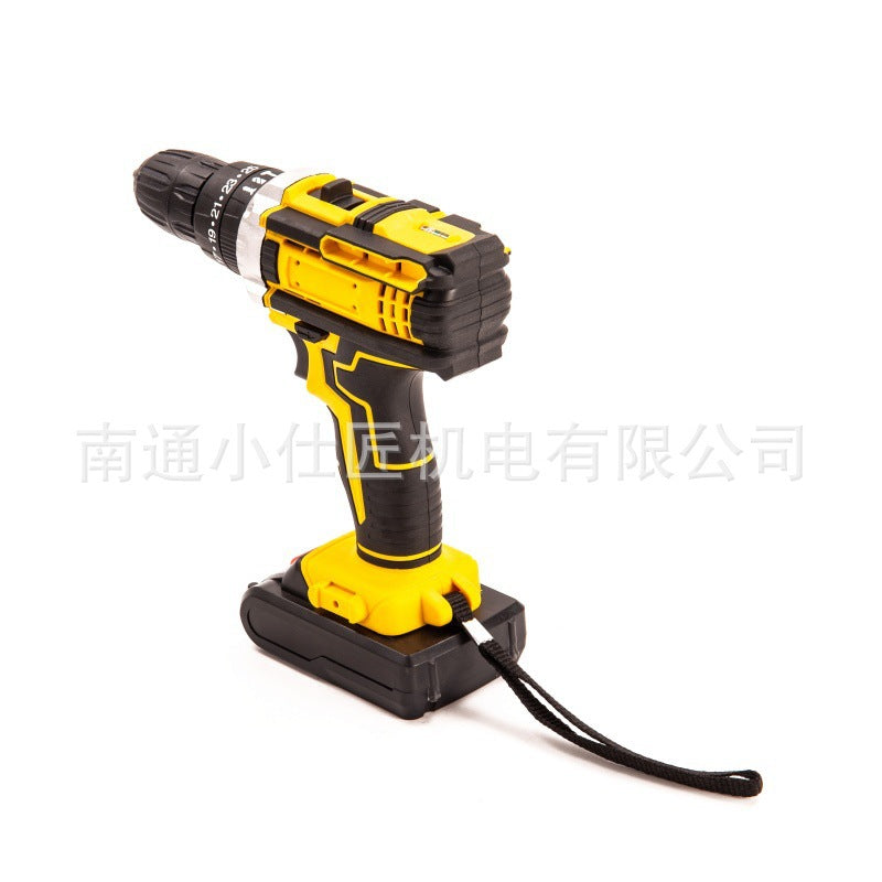 Custom Cross-Border Trade Brushless Electric Drill Dual-Speed Impact Electric Screwdriver Small Power Tool Set