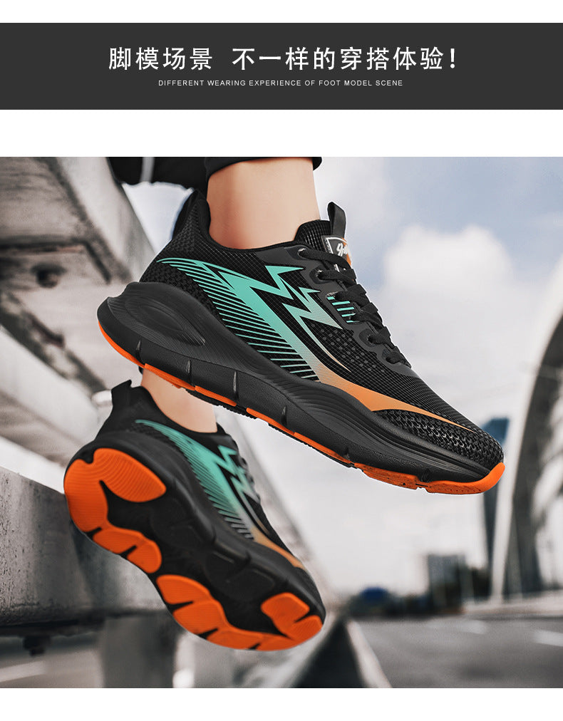 2025New Ultra-Light Fashion Soft Sole Sports Shoes Men's Waterproof Anti-Slip Running Shoes Versatile Casual Trendy Men's Shoes