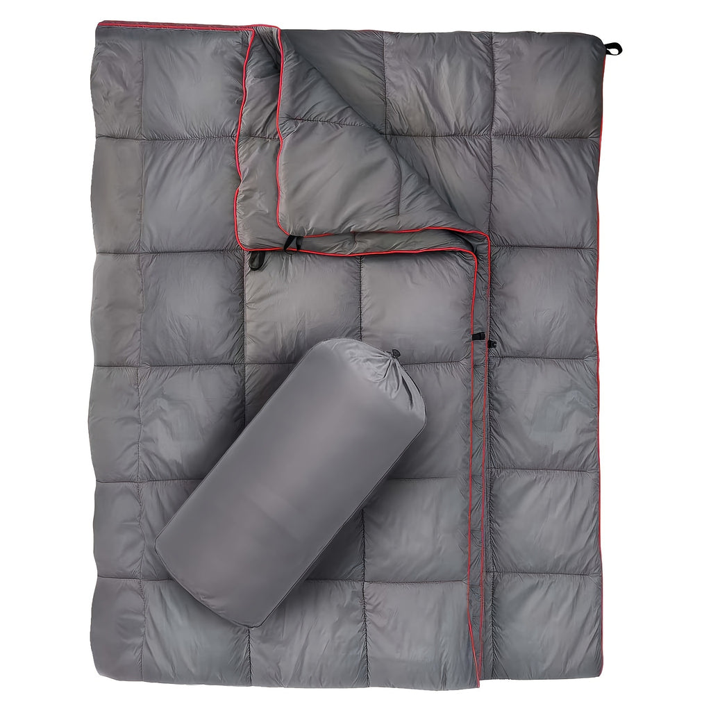 New Adult Camping Sleeping Bag Winter Camping Travel Cold-Proof Down Warm Quilt Home Nap Blanket