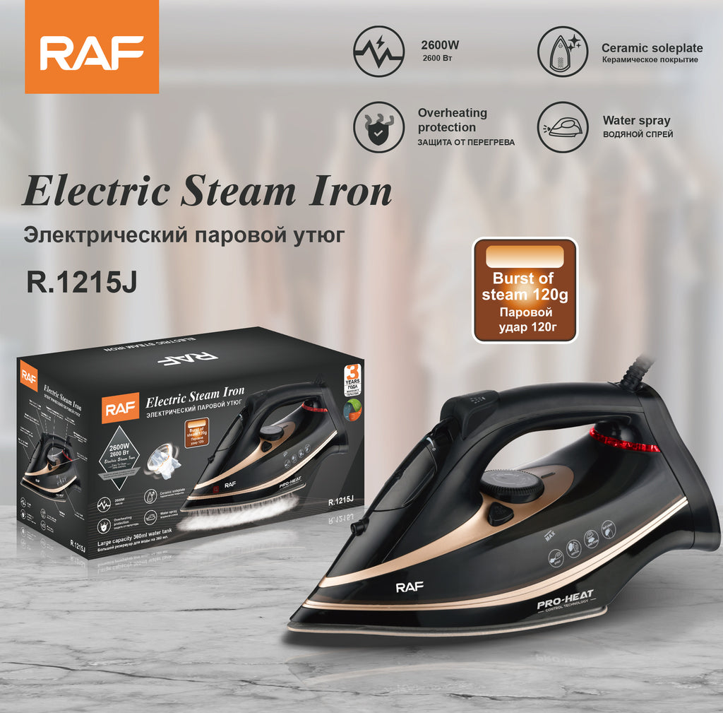 English European Standard New Ceramic Floor Electric Iron R.1215 Hot-selling Hotel Supplies Iron Electric Iron