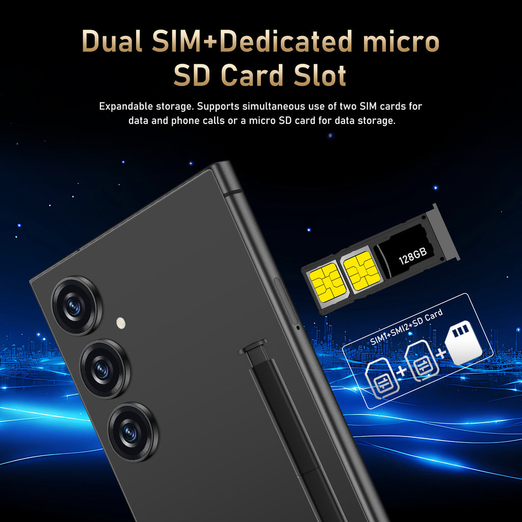 2025Exclusive Supply C24 Pro Large Screen Smartphone16+1T Android Phone Source Factory(Popular)