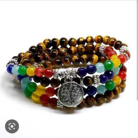 Popular Natural Tiger Eye Stone Alloy Bracelet Adjustable Braided Bracelet Factory Direct Sale