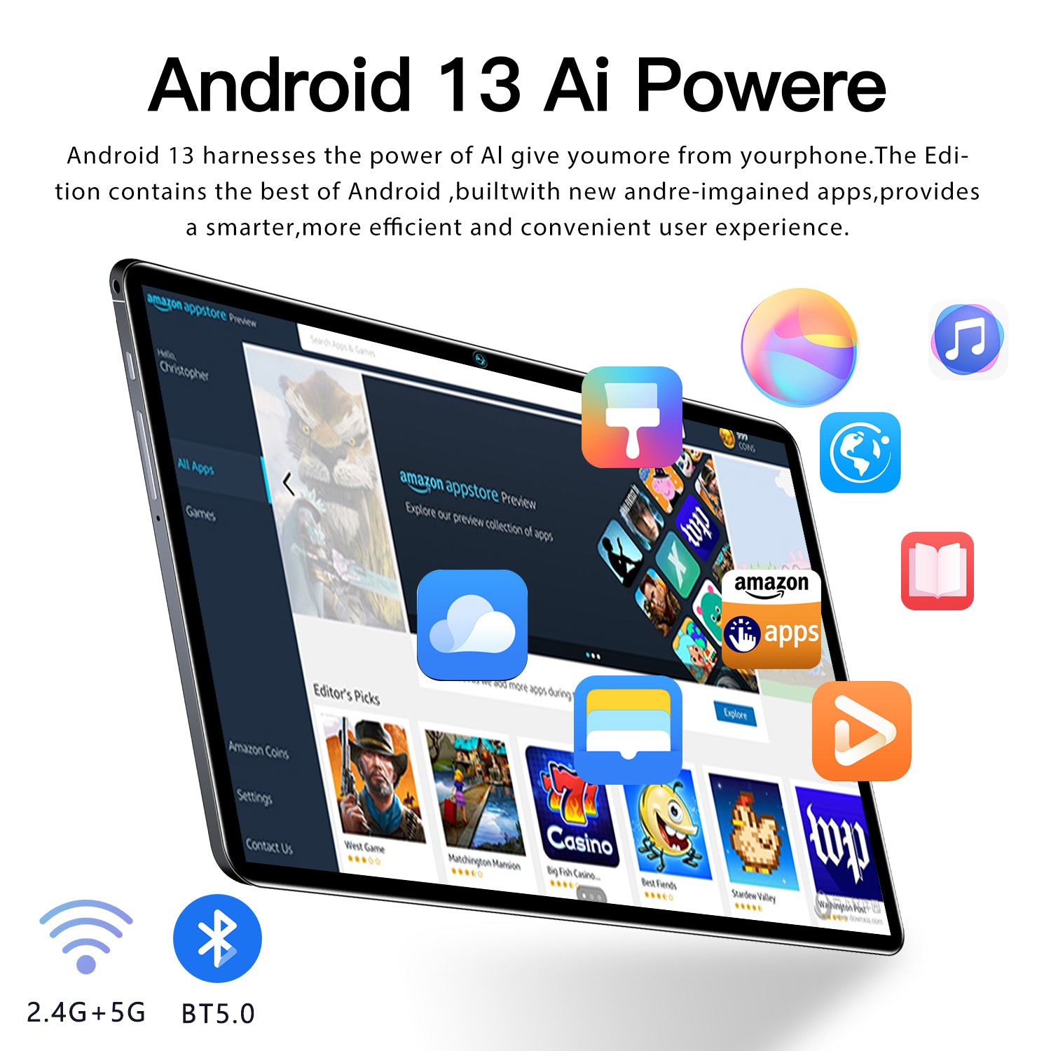 P70 Pro Tablet Pc10Inch Full HD Screen4G/5G Dual SIM Card Call WIFI(Popular)